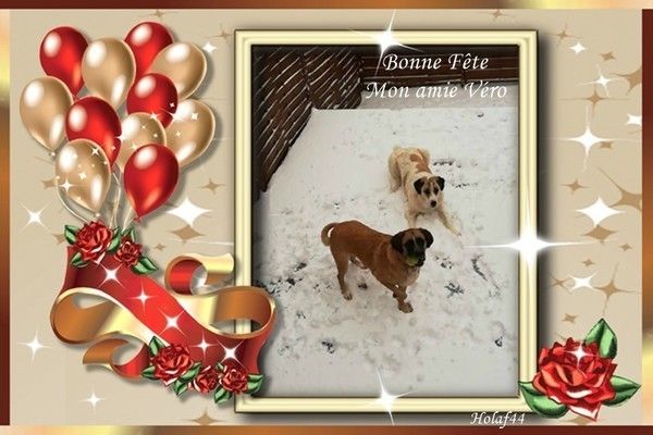 Cadeau reçu de mon amie Yvette